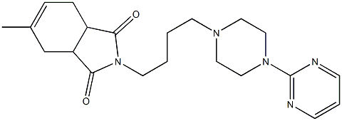 2-[4-[4-(2-Pyrimidinyl)-1-piperazinyl]butyl]-5-methyl-4,7-dihydro-2H-isoindole-1,3(3aH,7aH)-dione|