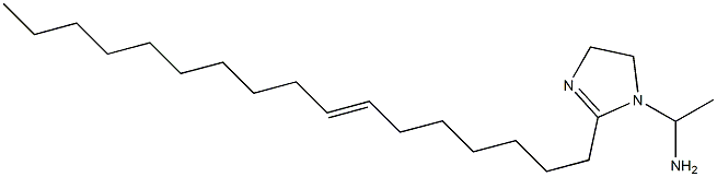 1-(1-Aminoethyl)-2-(7-heptadecenyl)-2-imidazoline Structure