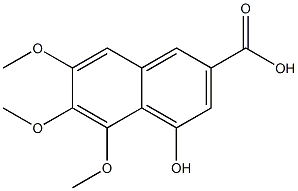 4-Hydroxy-5,6,7-trimethoxy-2-naphthoic acid|