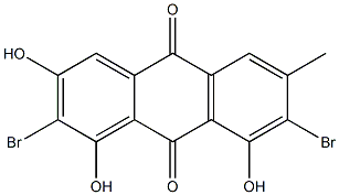  1,3,8-Trihydroxy-2,7-dibromo-6-methyl-anthracene-9,10-dione