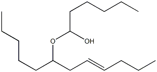 Hexanal [(E)-2-hexenyl]hexyl acetal Structure