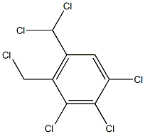 1,2,3-Trichloro-4-(chloromethyl)-5-(dichloromethyl)benzene|