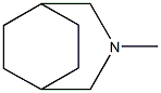 3-メチル-3-アザビシクロ[3.2.2]ノナン 化学構造式