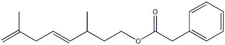 Phenylacetic acid 3,7-dimethyl-4,7-octadienyl ester