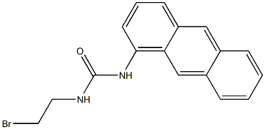 1-(1-アントリル)-3-(2-ブロモエチル)尿素 化学構造式