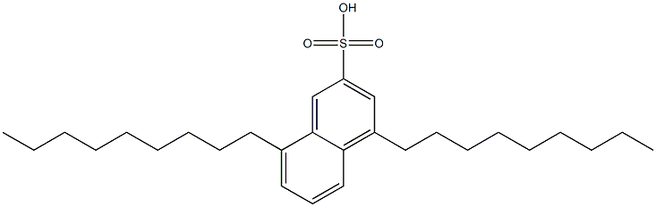 4,8-Dinonyl-2-naphthalenesulfonic acid 结构式