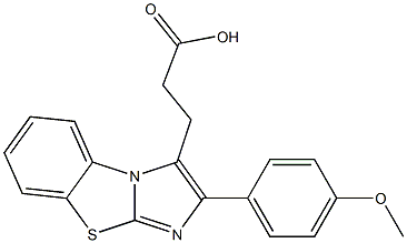 3-[2-(4-Methoxyphenyl)imidazo[2,1-b]benzothiazol-3-yl]propanoic acid