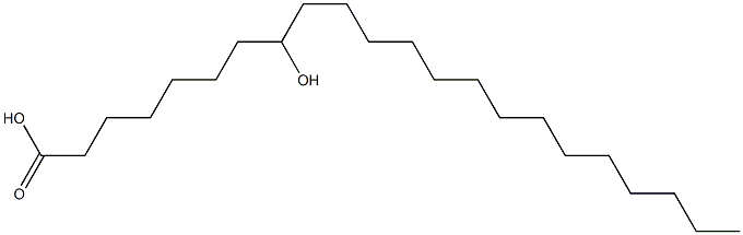 8-ヒドロキシドコサン酸 化学構造式