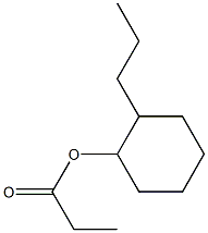 Propionic acid 2-propylcyclohexyl ester 结构式