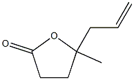 5-メチル-5-アリルオキソラン-2-オン 化学構造式