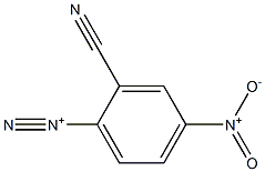 2-Cyano-4-nitrobenzenediazonium Structure