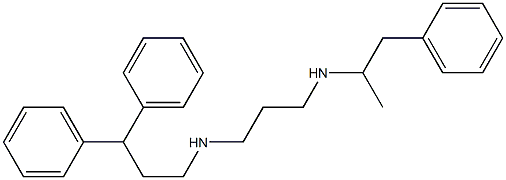 N-(3,3-Diphenylpropyl)-N'-(1-phenylpropan-2-yl)-1,3-propanediamine Structure