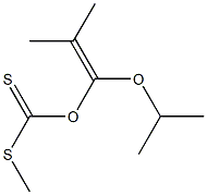 Dithiocarbonic acid O-(1-isopropoxy-2,2-dimethylvinyl)S-methyl ester