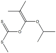  Dithiocarbonic acid O-(1-isopropoxy-2,2-dimethylvinyl)S-methyl ester