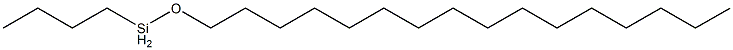 Butyl(hexadecyloxy)silane 结构式