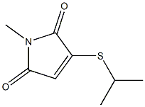 3-イソプロピルチオ-1-メチル-1H-ピロール-2,5-ジオン 化学構造式
