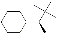 [S,(-)]-2-Cyclohexyl-3,3-dimethylbutane Structure