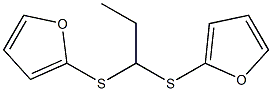 1,1-Bis(2-furanylthio)propane Struktur