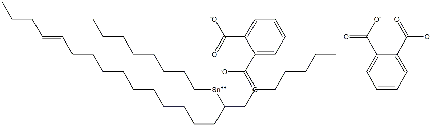 Bis[phthalic acid 1-(11-pentadecenyl)]dioctyltin(IV) salt Structure