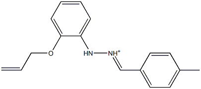 2-[2-(Allyloxy)phenyl]-1-[(4-methylphenyl)methylene]hydrazinium