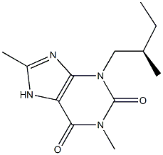 3,7-Dihydro-1,8-dimethyl-3-[(R)-2-methylbutyl]-1H-purine-2,6-dione