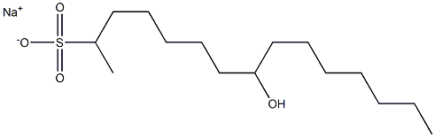 8-Hydroxypentadecane-2-sulfonic acid sodium salt