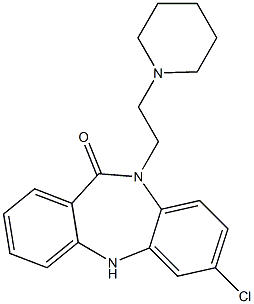 10,11-Dihydro-7-chloro-10-(2-piperidinoethyl)-5H-dibenzo[b,e][1,4]diazepin-11-one