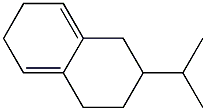 1,2,3,4,6,7-ヘキサヒドロ-2-イソプロピルナフタレン 化学構造式