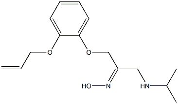  1-[2-(2-Propenyloxy)phenoxy]-3-isopropylaminoacetone (Z)-oxime