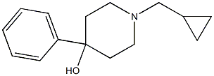 1-(Cyclopropylmethyl)-4-phenylpiperidin-4-ol Structure