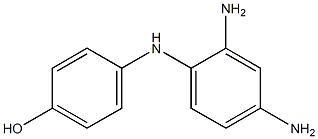 p-(2,4-Diaminoanilino)phenol Struktur