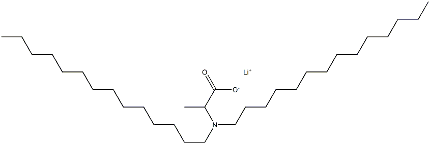 2-(Ditetradecylamino)propanoic acid lithium salt