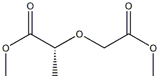 (+)-2-メチル[(R)-オキシ二酢酸ジメチル] 化学構造式