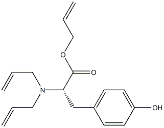 N,N-Diallyl-L-tyrosine allyl ester Structure