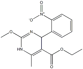 1,4-Dihydro-2-methoxy-4-(2-nitrophenyl)-6-methylpyrimidine-5-carboxylic acid ethyl ester