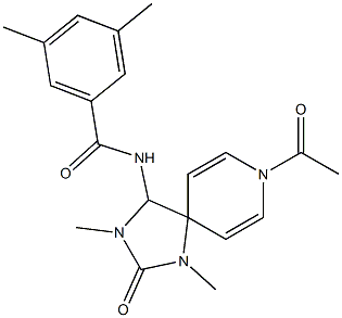 1-Acetyl-1',3'-dimethyl-5'-(3,5-dimethylbenzoylamino)spiro[pyridine-4(1H),4'-imidazolidin]-2'-one