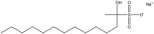 2-Hydroxytetradecane-2-sulfonic acid sodium salt