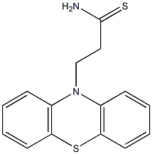 10H-Phenothiazine-10-propanethioamide Struktur