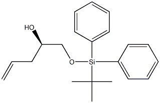 (R)-1-(tert-Butyldiphenylsiloxy)-4-pentene-2-ol Struktur