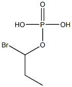 Phosphoric acid dihydrogen (1-bromopropyl) ester Structure