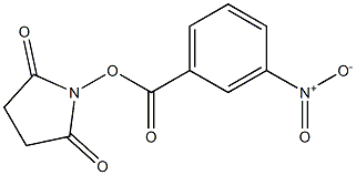 3-Nitrobenzoic acid succinimidyl ester,,结构式