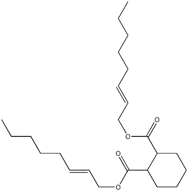 1,2-Cyclohexanedicarboxylic acid bis(2-octenyl) ester 结构式