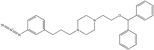 1-[2-(Diphenylmethoxy)ethyl]-4-[3-(3-azidophenyl)propyl]piperazine