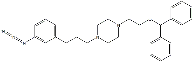  1-[2-(Diphenylmethoxy)ethyl]-4-[3-(3-azidophenyl)propyl]piperazine