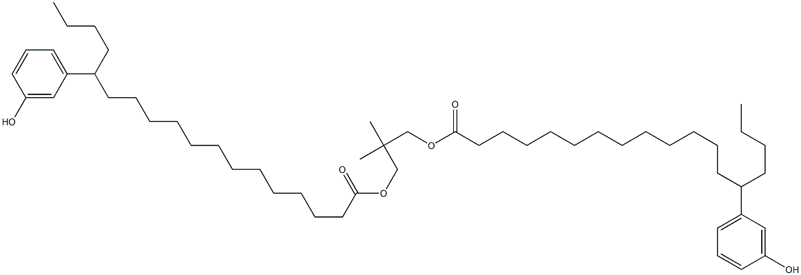 Bis[14-(3-hydroxyphenyl)stearic acid]2,2-dimethylpropane-1,3-diyl ester