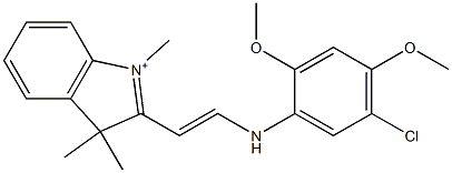 2-[2-(5-Chloro-2,4-dimethoxyanilino)ethenyl]-1,3,3-trimethyl-3H-indolium