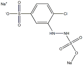  4-Chloro-3-[2-(sodiosulfo)hydrazino]benzenesulfonic acid sodium salt