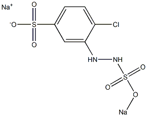 4-Chloro-3-[2-(sodiosulfo)hydrazino]benzenesulfonic acid sodium salt