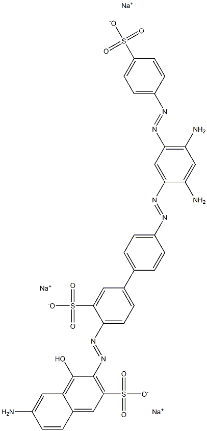 6-Amino-3-[[4'-[[2,4-diamino-5-[(4-sulfophenyl)azo]phenyl]azo]-3-sulfo-1,1'-biphenyl-4-yl]azo]-4-hydroxy-2-naphthalenesulfonic acid trisodium salt|