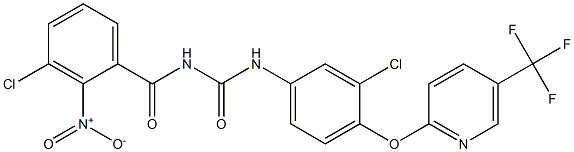 1-(3-Chloro-2-nitrobenzoyl)-3-[4-[(5-trifluoromethyl-2-pyridinyl)oxy]-3-chlorophenyl]urea